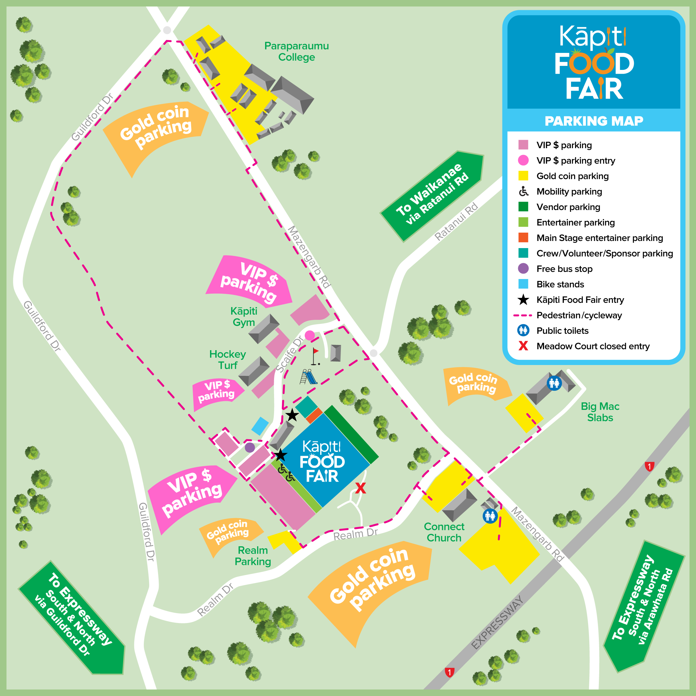 KFF Parking Map 2026